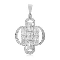Pendentif en argent et Goshénite