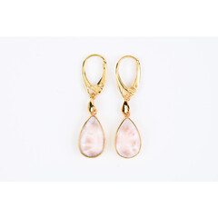 Boucles d'oreilles en argent et Natrolite
