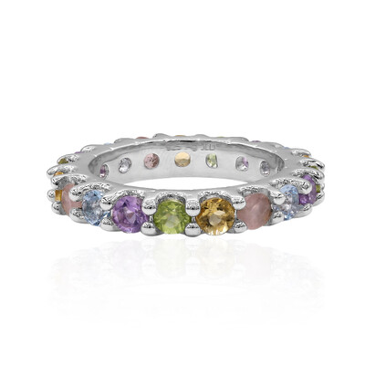 Bague en argent et Topaze bleu ciel