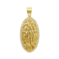 Pendentif en argent et Topaze blanche
