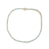 Bracelet en or et Aigue-Marine Santa Maria