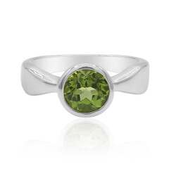 Bague en argent et Péridot