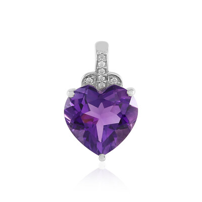 Pendentif en argent et Améthyste de Sibérie