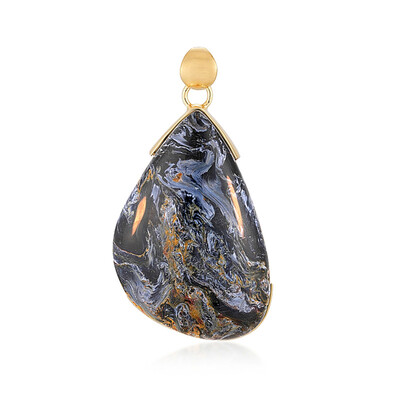 Pendentif en argent et Pietersite (Bali Barong)