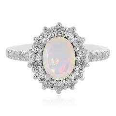 Bague en argent et Opale Welo