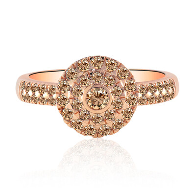 Bague en or et Diamant rose de France SI1 d'Argyle  (Annette)