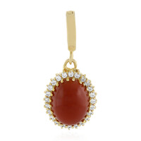 Pendentif en or et Pierre de lune de Kangayam