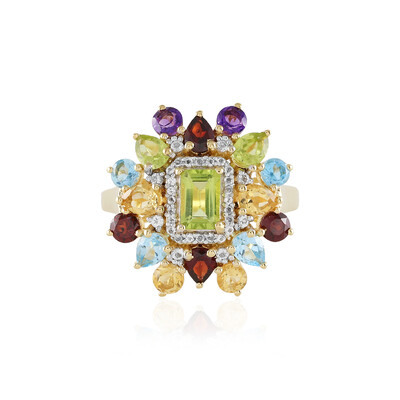 Bague en argent et Péridot