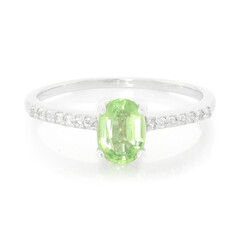 Bague en argent et Kyanite Menthe