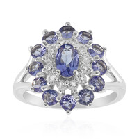 Bague en argent et Tanzanite