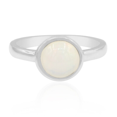 Bague en argent et Opale Welo
