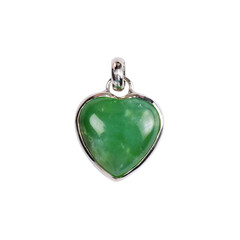 Pendentif en argent et Chrysoprase