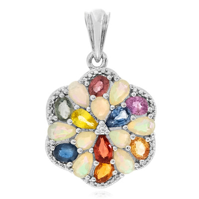 Pendentif en argent et Opale Welo
