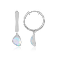 Boucles d'oreilles en argent et Opale Welo