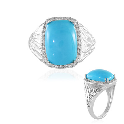 Bague en argent et Turquoise (de Melo)