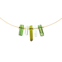 Collier en argent et Tourmaline