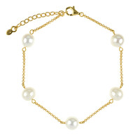 Bracelet en argent et Perle de culture d'eau douce