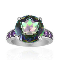 Bague en argent et Quartz mystique
