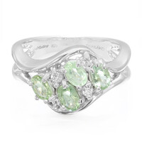 Bague en argent et Tourmaline Paraïba
