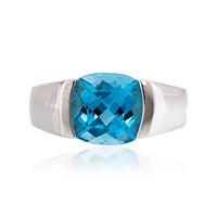Bague en argent et Topaze de Marambaia