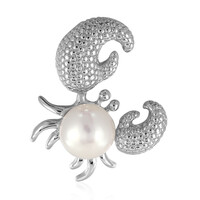 Pendentif en argent et Perle de culture d'eau douce (TPC)