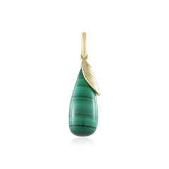 Pendentif en or et Malachite