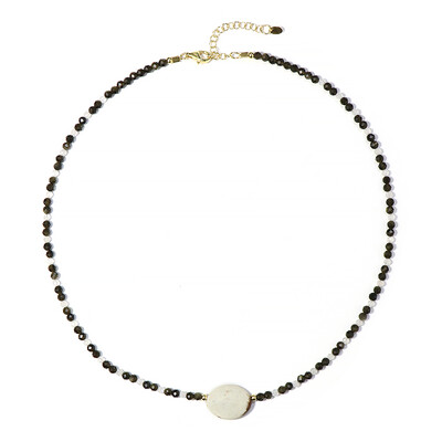 Collier en argent et Chrysoprase Citron