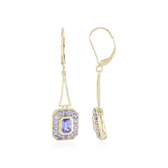 Boucles d'oreilles en or et Tanzanite (KM by Juwelo)
