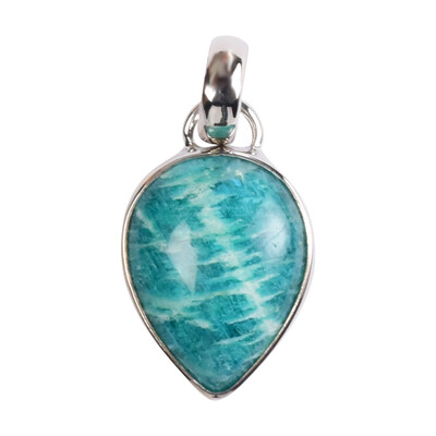 Pendentif en argent et Amazonite