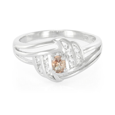 Bague en argent et Grenat de Tanzanie à couleur changeante