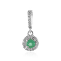 Pendentif en argent et Emeraude d'Ethiopie