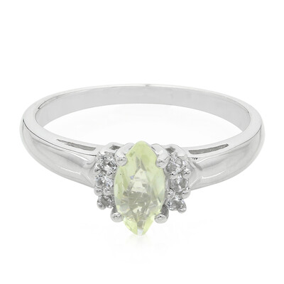 Bague en argent et Orthose