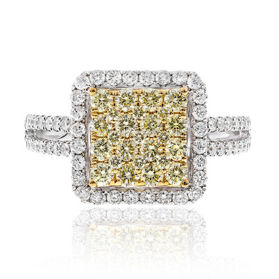 Bague en or et Diamant SI jaune (CIRARI)