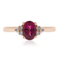 Bague en or et Rubellite