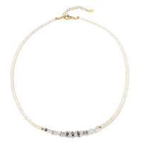 Collier en argent et Quartz Herkimer