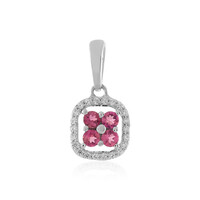 Pendentif en argent et Tourmaline rose