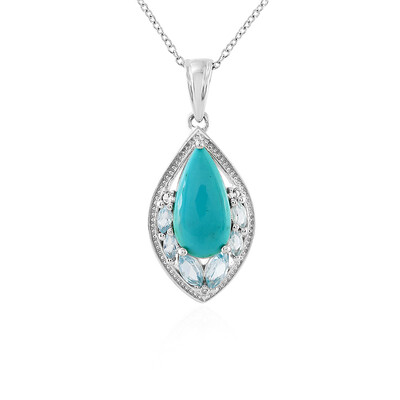 Collier en argent et Turquoise Sleeping Beauty