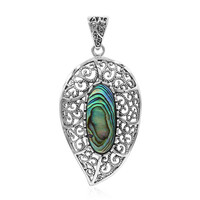 Pendentif en argent et Coquillage d'Abalone (Art of Nature)