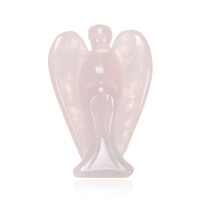 Figurine et Quartz rose