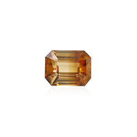  Zircon jaune canari (gemme et boîte de collection)