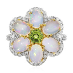 Bague en argent et Opale Welo