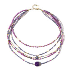 Collier en argent et Phosphosidérite (Riya)