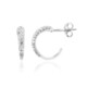 Boucles d'oreilles en argent et Zircon