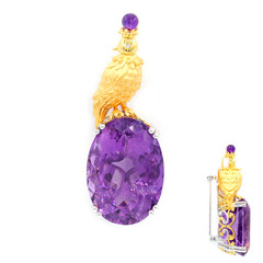 Pendentif en argent et Améthyste (Gems en Vogue)