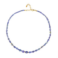 Collier en argent et Tanzanite