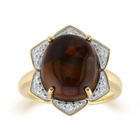 Bague en or et Agate de Feu