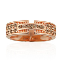 Bague en or et Diamant rose de France SI1 d'Argyle 