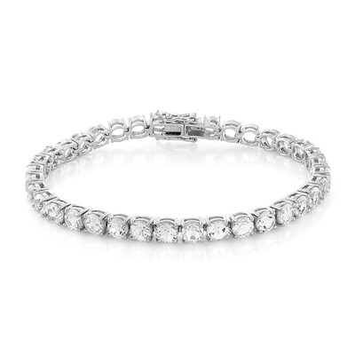 Bracelet en argent et Topaze blanche
