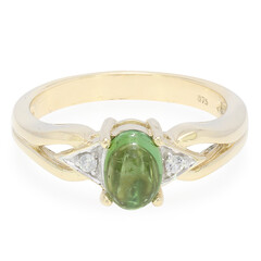 Bague en or et Tourmaline Paraiba du Brésil