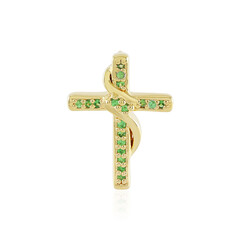 Pendentif en argent et Grenat Tsavorite